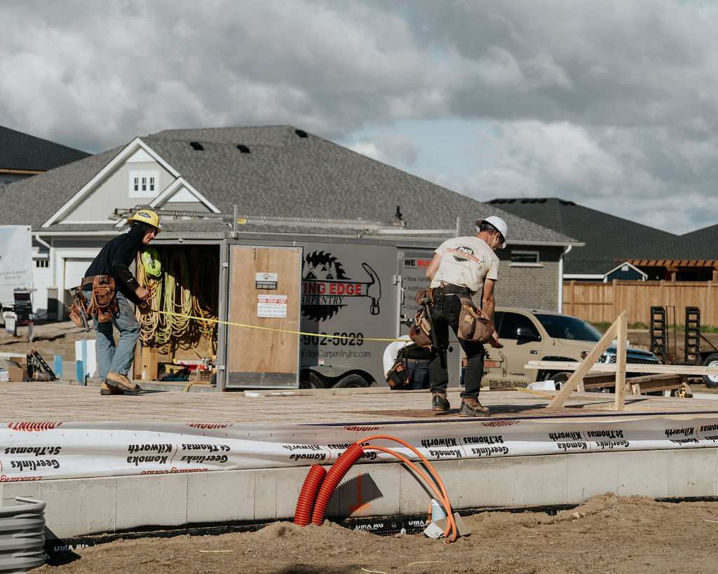 Addition framing under construction