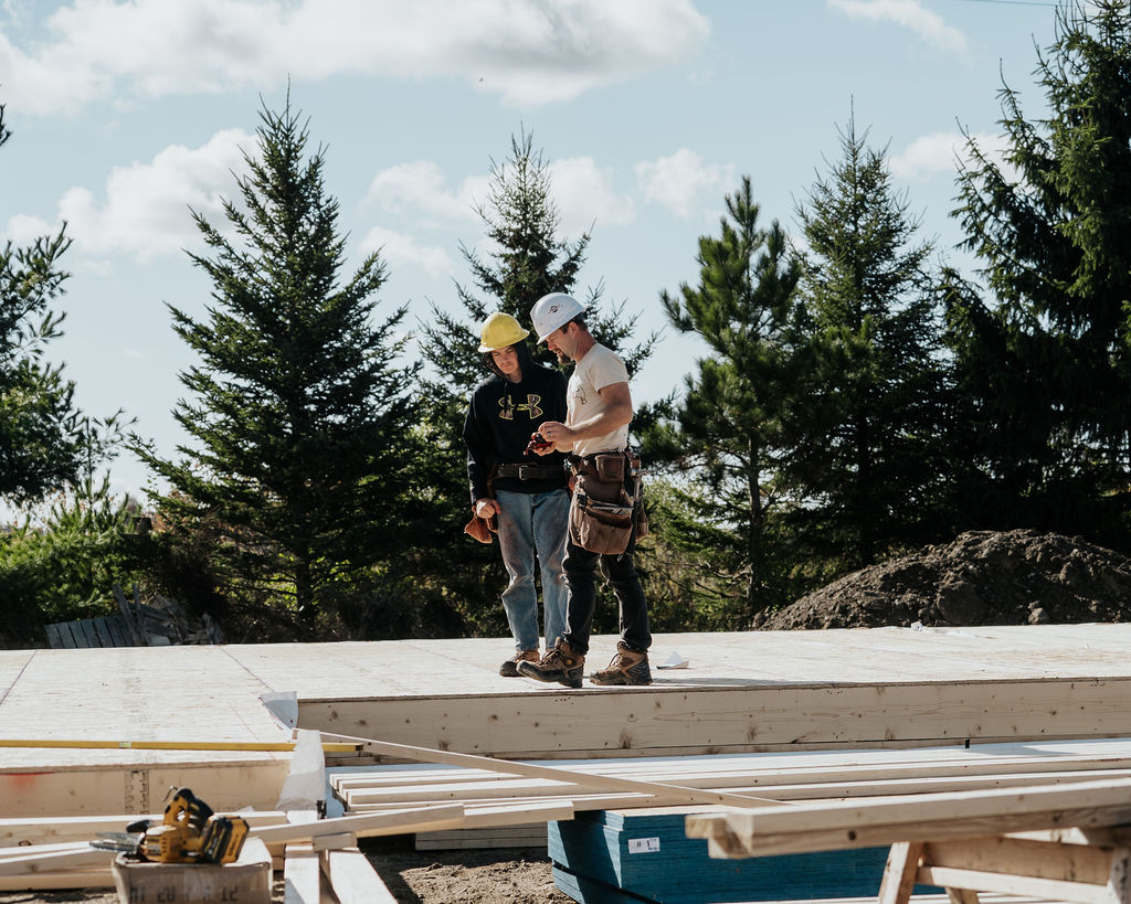 Residential basement framing detail