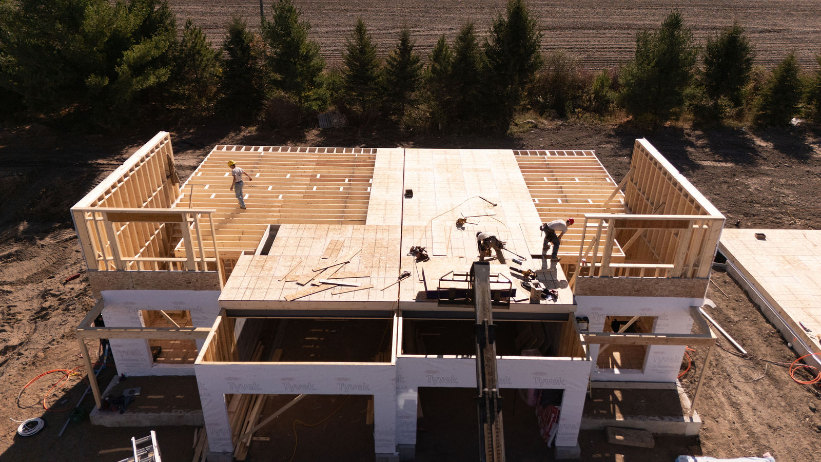 Residential addition framing and carpentry work
